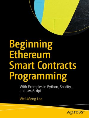 cover image of Beginning Ethereum Smart Contracts Programming